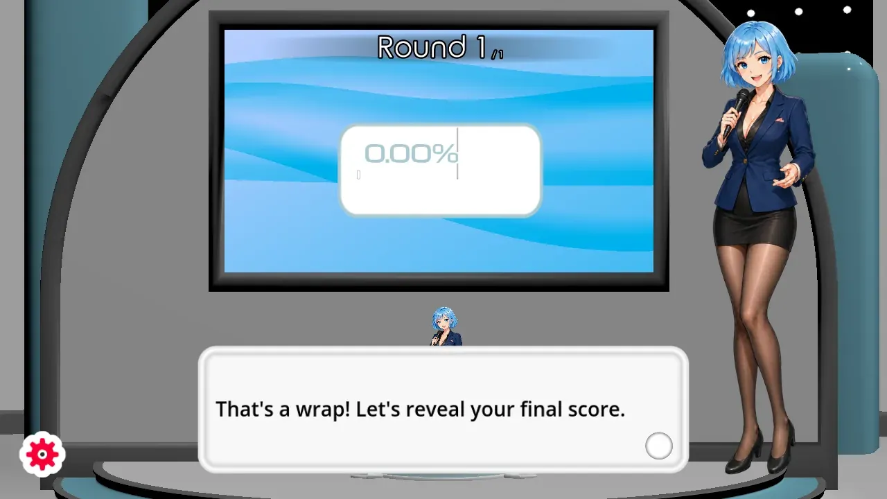 Standard Mode round showing a zero percent result